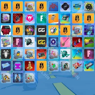 🌐 Fortnite Twitch Drops 👑 Ironmouse x Fortnite  [Total 51 Items]