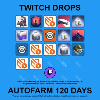 ✪👑【Overwatch 2】Twitch Drops ✪ Automatic farming 120 days