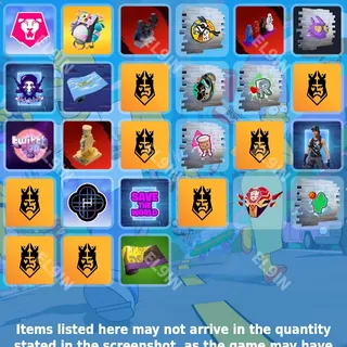 💎 Fortnite Twitch Drops 🧙‍♂️ King's League [Total 27 Items]