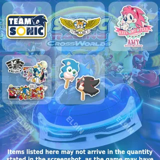 ❤️ Sonic Racing: CrossWorlds Twitch Drops ⚡️ Sonic Racing Twitch Drops [Total 5 Items]
