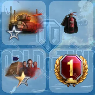 🌌 World of Tanks Twitch Drops ❤️ Back in Action #4 [Total 4 Items]