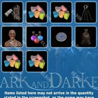 🌐 Dark and Darker 💜 Twitch Drops 🌐 EA Season 8 Drops 2 [Total 10 Items]
