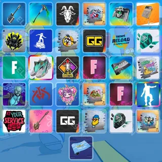 💎 Fortnite Twitch Drops 💜 Ironmouse x Fortnite  [Total 31 Items]