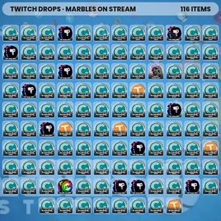 💜 Marbles on Stream Twitch Drops ❤️ MarbleFest - Oct'26-Day 7 [Total 116 Items]