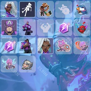 🌐 Marvel Rivals Twitch Drops ✅ World Championship Groups [Total 17 Items]