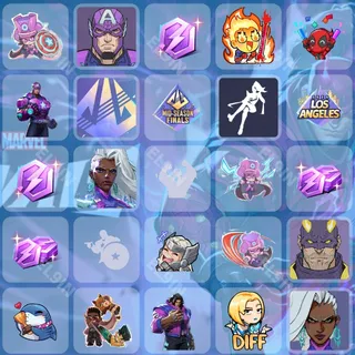 💎 Marvel Rivals Twitch Drops ✅ Ignite Stage 1 PlayOffs [Total 25 Items]