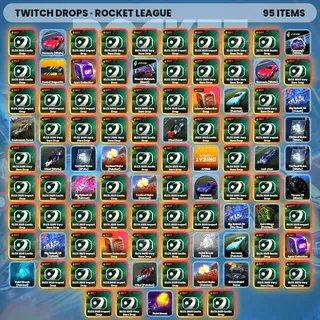 🧨 Rocket League Twitch Drops 🌌 Kai x Speed Play RL! [Total 95 Items]