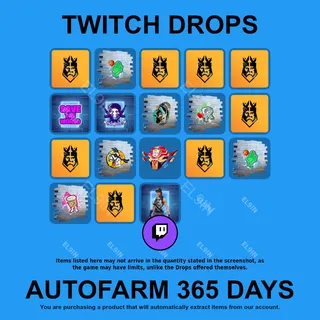 ✪🧨【Fortnite】Twitch Drops ✪ Automatic farming 365 days