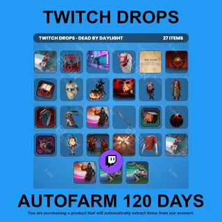 ✪💎【Dead by Daylight】Twitch Drops ✪ Automatic farming 120 days