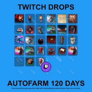 ✪🌐【Dead by Daylight】Twitch Drops ✪ Automatic farming 120 days