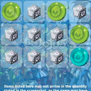 ✅ Dofus Twitch Drops 🌌 Turquoise Token [Total 13 Items]