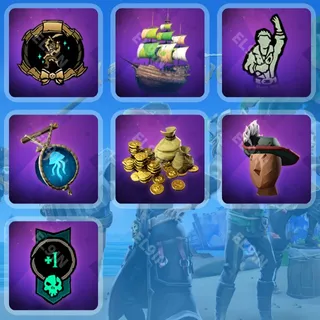 ✅ Sea of Thieves Twitch Drops 🧙‍♂️ Season 20 Drops 3 [Total 7 Items]