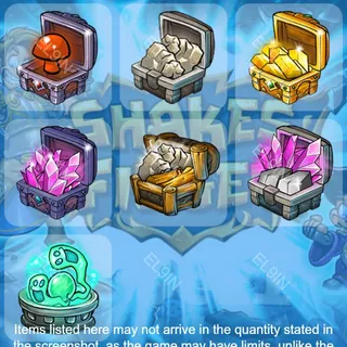 🧨 Shakes and Fidget ⚡️ Twitch Drops 💎 S&F Droplets [Total 7 Items]