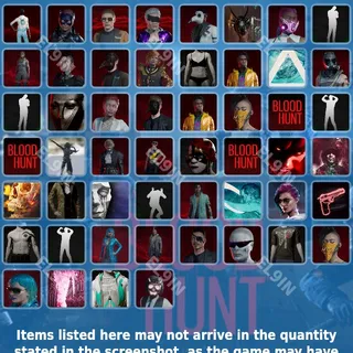 💎 Vampire: The Masquerade - Bloodhunt Twitch Drops 🧨 Bloodhunt Ends Drops [Total 52 Items]