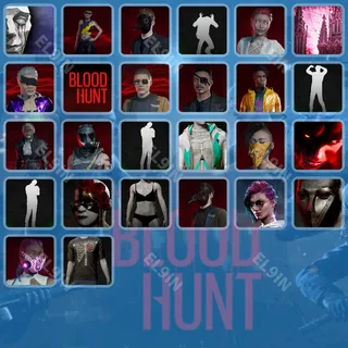 🌌 Vampire: The Masquerade - Bloodhunt Twitch Drops 🌌 Bloodhunt Ends Drops [Total 26 Items]