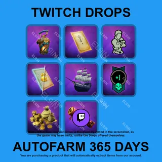 ✪⚡️【Sea of Thieves】Twitch Drops ✪ Automatic farming 365 days