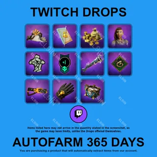 ✪✅【Sea of Thieves】Twitch Drops ✪ Automatic farming 365 days