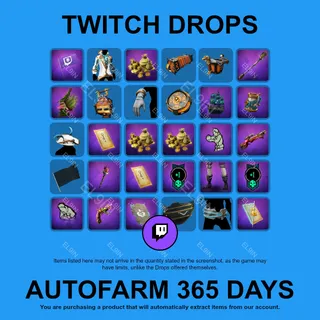 ✪✅【Sea of Thieves】Twitch Drops ✪ Automatic farming 365 days