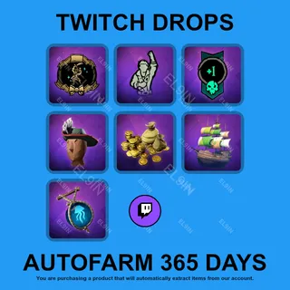 ✪🌌【Sea of Thieves】Twitch Drops ✪ Automatic farming 365 days