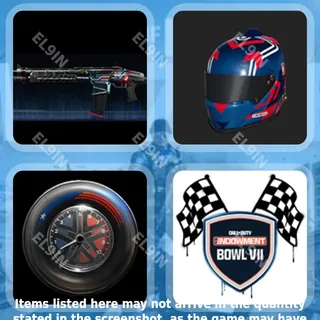 👑 Call of Duty: Warzone Twitch Drops 🧨 C.O.D.E. Bowl VII present [Total 4 Items]