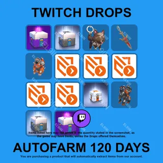 ✪👑【Overwatch 2】Twitch Drops ✪ Automatic farming 120 days