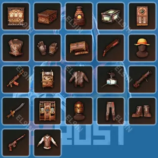 ⚡️ Rust Twitch Drops 💎 Rust Isles Boonie [Total 22 Items]