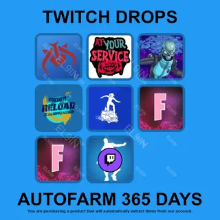 ✪💜【Fortnite】Twitch Drops ✪ Automatic farming 365 days