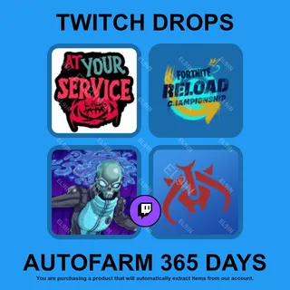 ✪🧙‍♂️【Fortnite】Twitch Drops ✪ Automatic farming 365 days
