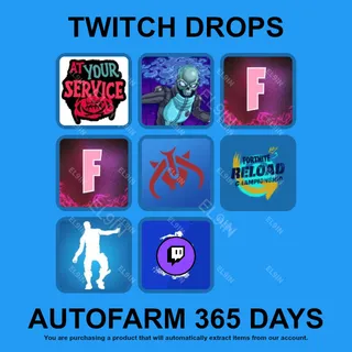 ✪💎【Fortnite】Twitch Drops ✪ Automatic farming 365 days