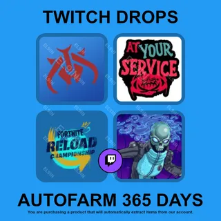 ✪💜【Fortnite】Twitch Drops ✪ Automatic farming 365 days