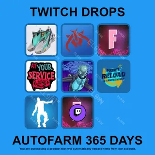 ✪🧙‍♂️【Fortnite】Twitch Drops ✪ Automatic farming 365 days