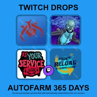 ✪✅【Fortnite】Twitch Drops ✪ Automatic farming 365 days