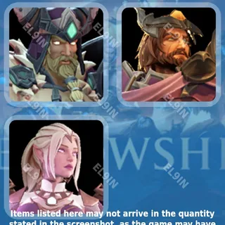 💎 FELLOWSHIP Twitch Drops 💜 Season 3 Launch Drops [Total 3 Items]