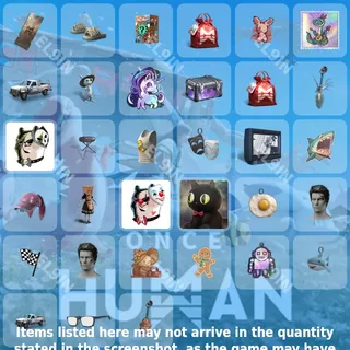 💎 Once Human Twitch Drops 🧙‍♂️ April Fool's Day Drops [Total 33 Items]