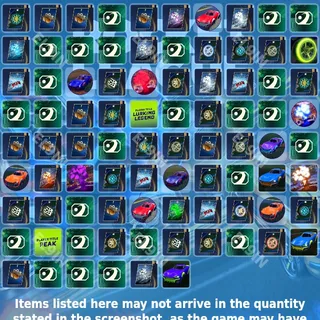 👑 Rocket League Twitch Drops 👑 Rocket League Drop Rush  [Total 86 Items]