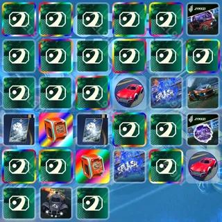 🌐 Rocket League Twitch Drops ⚡️ RLCS 2v2 [Total 33 Items]