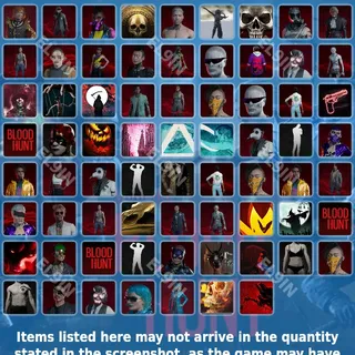 👑 Vampire: The Masquerade - Bloodhunt Twitch Drops 🧨 February Drops [Total 70 Items]