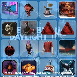 🌐 Dead by Daylight Twitch Drops 🌐 DbD: Blood Moon Event [Total 16 Items]