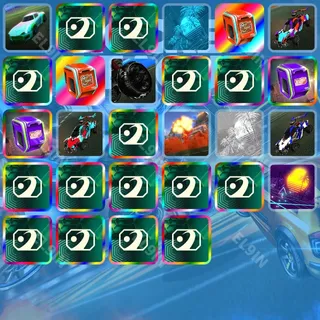 ❤️ Rocket League Twitch Drops ❤️ RL x EWC 2026 VLJZ [Total 28 Items]