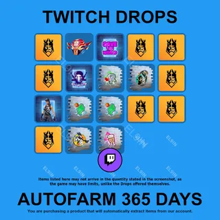 ✪💜【Fortnite】Twitch Drops ✪ Automatic farming 365 days