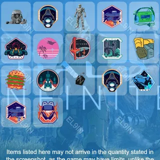 🌐 Halo Infinite 🧨 Twitch Drops 💎 YNOT Charity Stream-DEC21 [Total 17 Items]