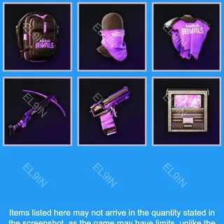 🧙‍♂️ Rust 💜 Twitch Drops ❤️ Twitch Rivals Generals [Total 6 Items]