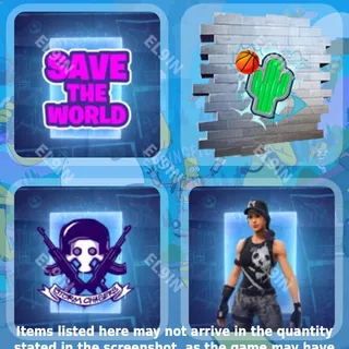 💜 Fortnite Twitch Drops 👑 Fortnite Save the World [Total 4 Items]