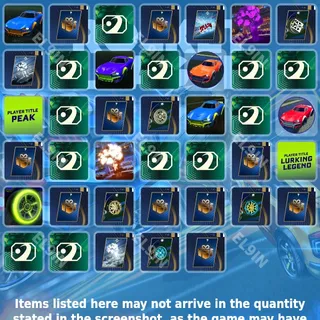 🌌 Rocket League Twitch Drops 👑 RLCS Open 3 [Total 40 Items]