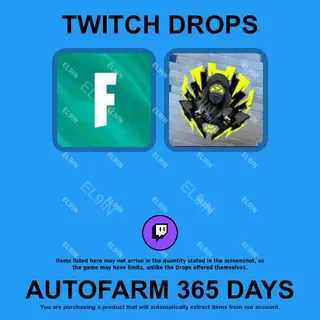 ✪🌌【Fortnite】Twitch Drops ✪ Automatic farming 365 days