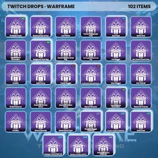 ❤️ Warframe Twitch Drops 🌌 PMCFQ - zatanaa [Total 102 Items]