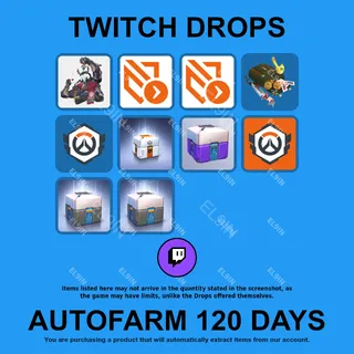 ✪🌐【Overwatch 2】Twitch Drops ✪ Automatic farming 120 days