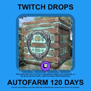 ✪🌌【The Elder Scrolls Online】Twitch Drops ✪ Automatic farming 120 days