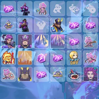 💜 Marvel Rivals Twitch Drops 💜 Season 9 Twitch Drops [Total 30 Items]