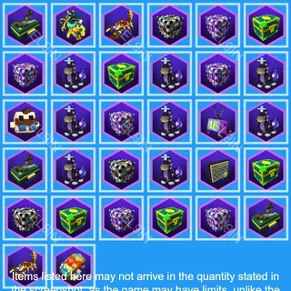 💜 Trove ⚡️ Twitch Drops ⚡️ Pack It Up! [Total 32 Items]